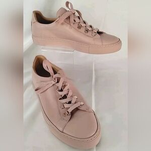 Koio Capri Pink Leather Sneakers Sz 40